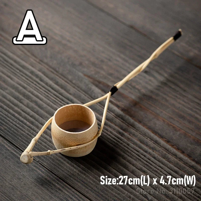 filtres thé rotin bambou marron clair tiges traditionnels artisanat cuisine théière mugs cups