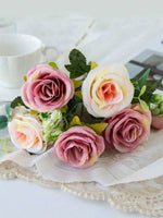 décoration intérieure bouquet pivoine rose blanche moderne élégant vase transparent mariage anniversaire