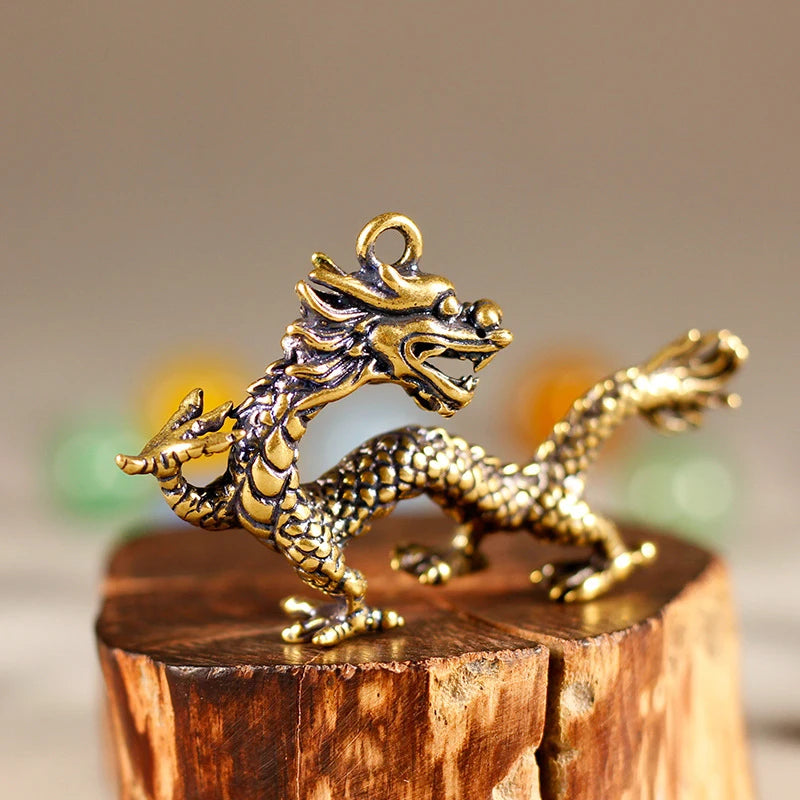 anneau or dragon artisanal ornement maison collection artisanat adhésif bronze cuivre antique
