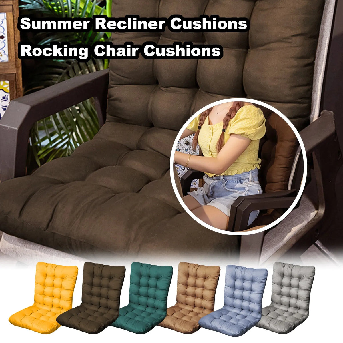coussin chaise ergonomique polyester coton quadrillé moderne confortable jaune marron gris vert beige opaque