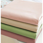 drap housse taies oreiller tissu lisse couleur blanche bleu rose moderne minimaliste élastique queen