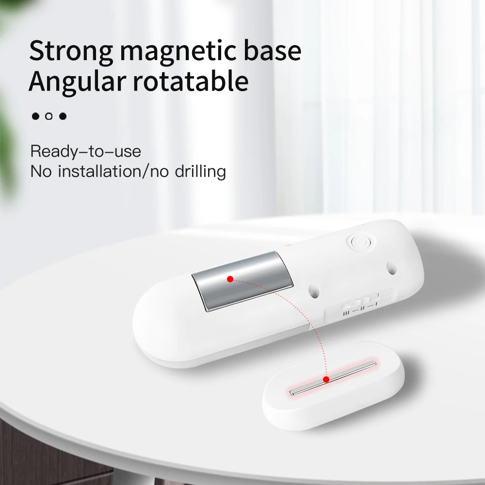 veilleuse led détecteur mouvement lampe murale magnétique rechargeable blanc moderne minimaliste chambre couloir