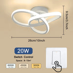 luminaire led blanc noir moderne abstrait surface éclairage quotidien couleurs interrupteur led driver