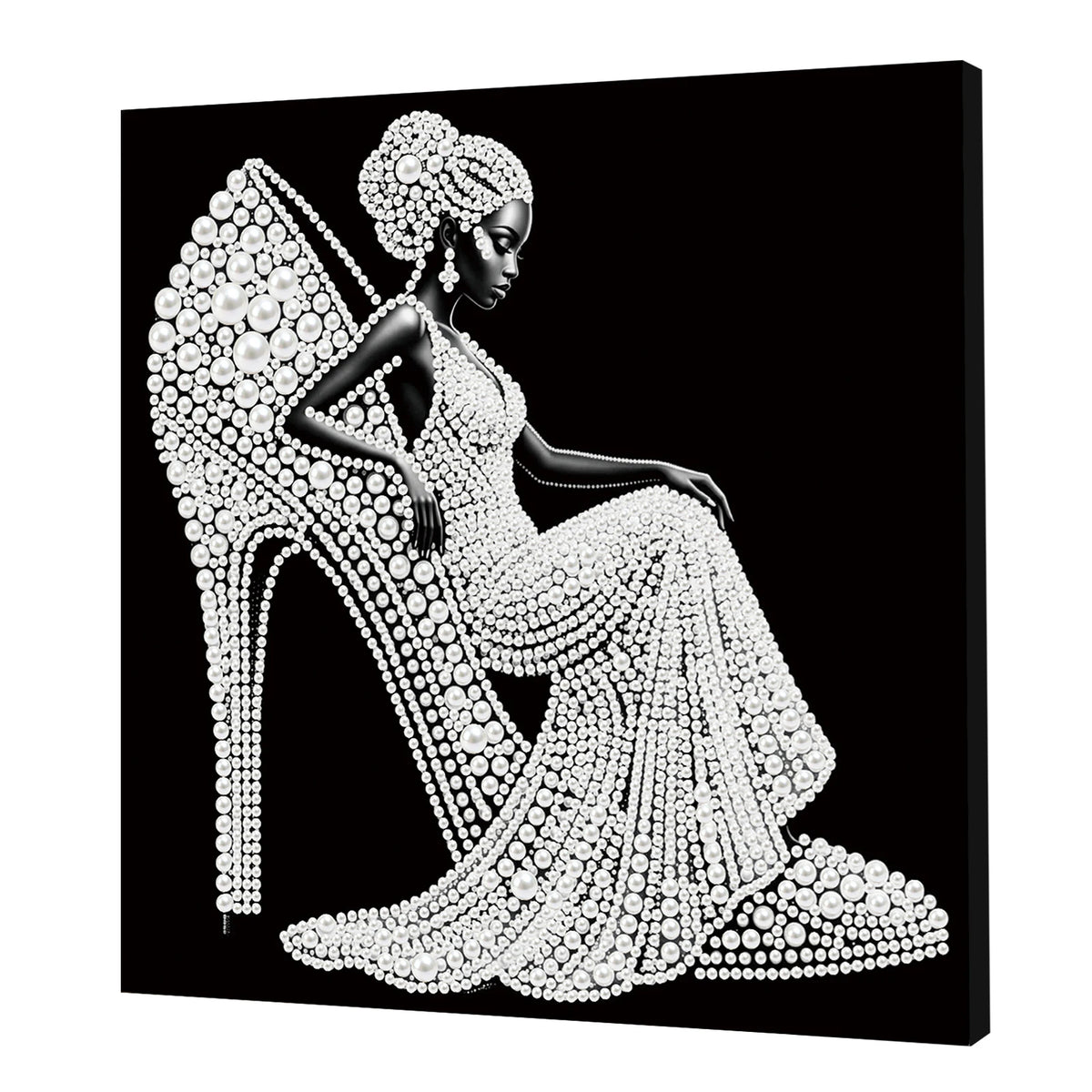 tableau décoratif brillantes motifs papillon art détaillé personnage dessins animés 25cm 25cm