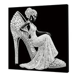 tableau décoratif brillantes motifs papillon art détaillé personnage dessins animés 25cm 25cm