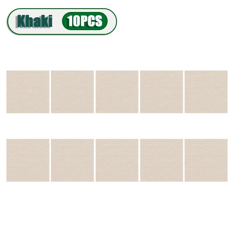 tapis auto adhésif carré 30x30cm sol intérieur moderne texture tissée collage facile maison
