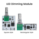 module dimmage led variateur interrupteur rotatif connecteurs electriques pcb blanc moderne