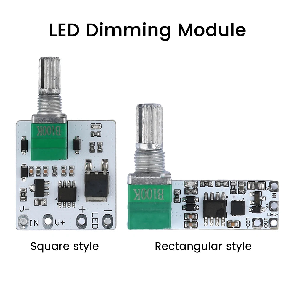 module dimmage led variateur interrupteur rotatif connecteurs electriques pcb blanc moderne