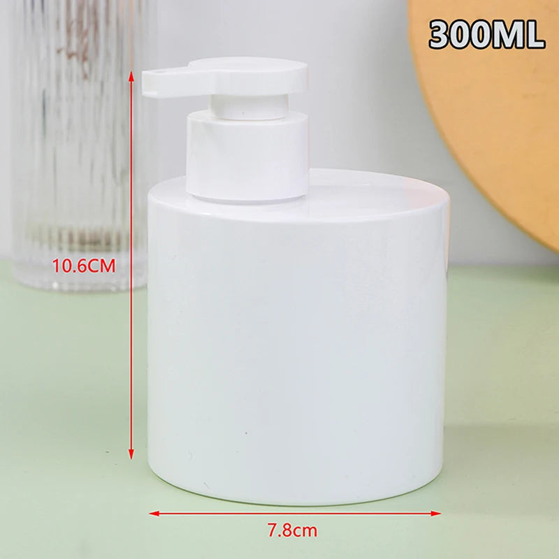 flacons savon liquide 200ml 300ml vert rose blanc mat modernes minimalistes rechargeables voyage