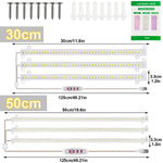éclairage led plante 3000k têtes 30 50cm blanc vis contrôleur distant