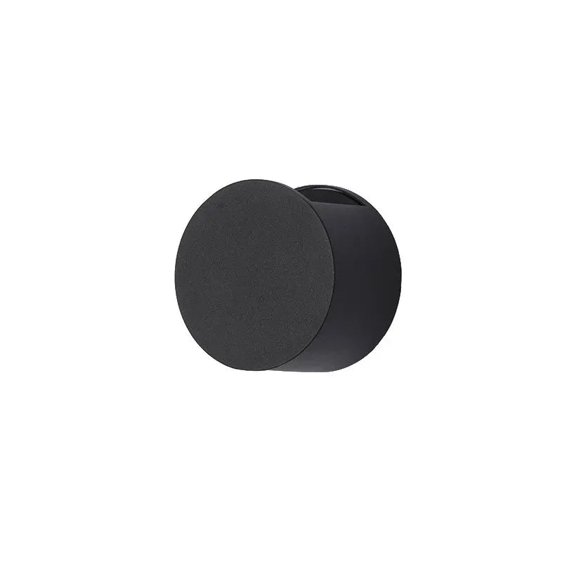 applique murale led moderne noire ip65 éclairage balcon allée porte fixation mur