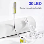 lampe flexible blanc moderne aimant adhésif interrupteur câble prise us eu led adjustable