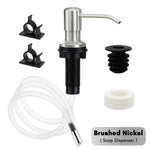 distributeur savon liquide or moderne acier inoxydable facile vis fixations kit extension évier
