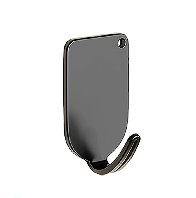 porte clés magnétique adhésif moderne noir blanc mat