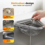 panier cuisine transparent perforé moderne aimants 17cm 9.5cm égouttoir angle suspendu