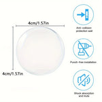 protecteurs porte transparents adhésifs silencieux anti collision pièces rond lisses modernes