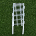 support plante structure rectangulaire plastique transparent grille pieds métalliques fixations jardinière plantes grimpantes decorationintérieur