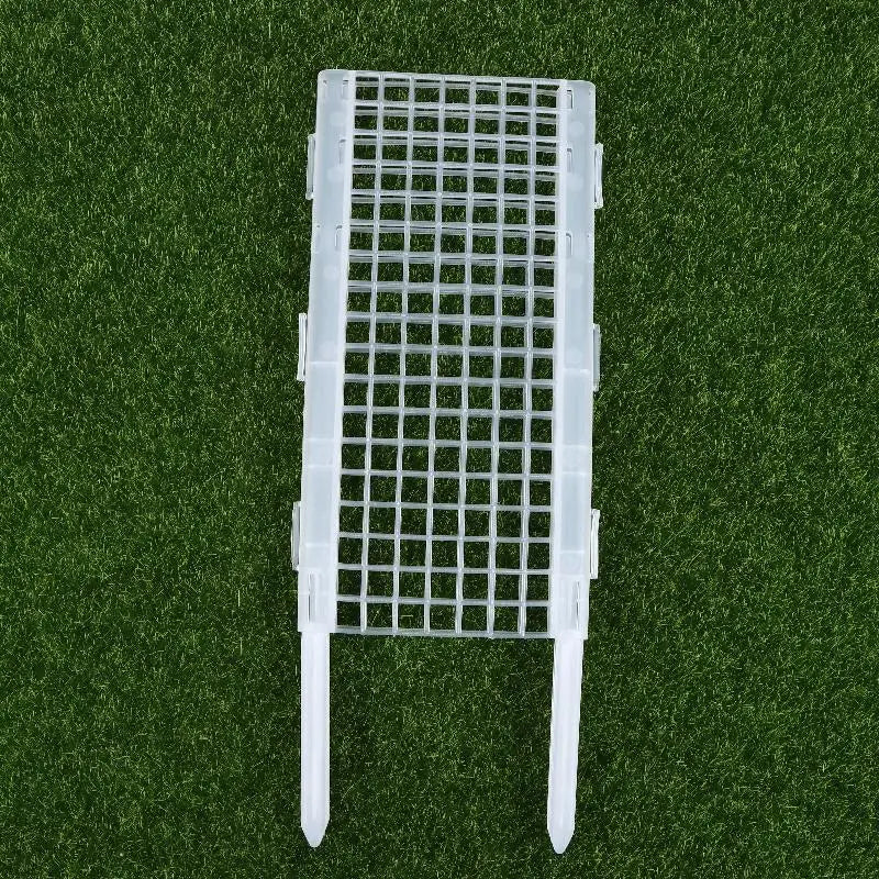 support plante structure rectangulaire plastique transparent grille pieds métalliques fixations jardinière plantes grimpantes decorationintérieur