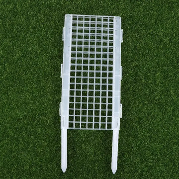 support plante structure rectangulaire plastique transparent grille pieds métalliques fixations jardinière plantes grimpantes decorationintérieur