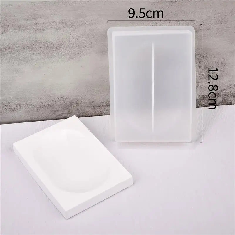moules savon silicone modernes couleurs variées blanc gris rose bleu clair jaune clair minimaliste