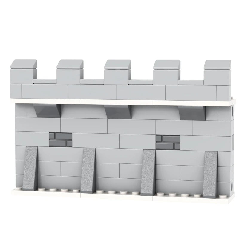 blocs construction mur château médieval brique gris marron jaune opacité enfants