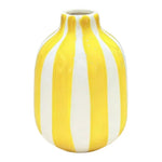 vase céramique rayé rose blanc jaune rouge bleu moderne intérieur décoration fleurs séchées