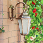 lampe murale classique vintage métal doré antique fixations extérieure intérieure