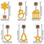 clé lumineuse led cœur étoile sapin cadeau moderne orange adhésif puce led motifs géométriques