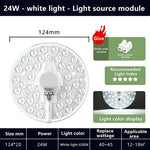 plaque led blanc câble moderne 12w 18w 24w 36w 48w 72w