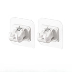 clip tringle rideau réglable blanc moderne auto adhésif support mural sans clous tige rideau