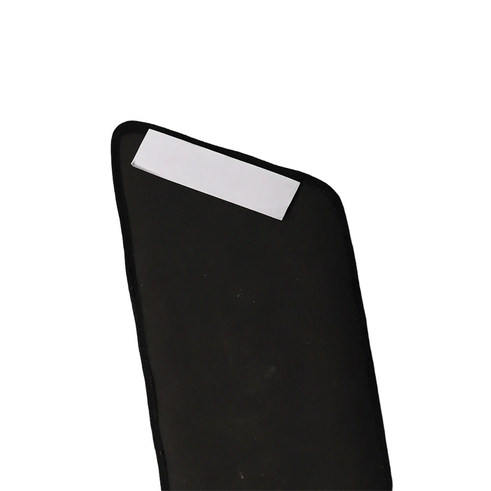 protège carrosserie emblème pare chocs noir motif diamanté opalescent adhésif velcro automobile utilitaire trois