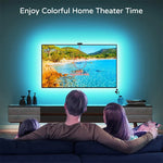 ruban led multicolore moderne clips télécommande application mobile synchronisation musicaleRGBO