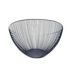 corbeille fruits métal noir doré maille géométrique moderne rangement cuisine
