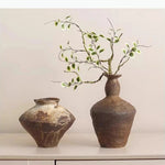 vase céramique rustique zen minimaliste beige marron blanc cassé orange naturellements