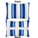 coussin moderne polypropylene rectangle blanc rayures utilisation décoration voiture 28x40cm imprimé nordique