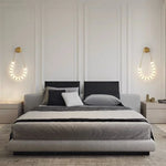 applique murale moderne or blanc rondes certification rohs led chambre salon