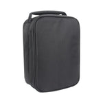 sacoche verrouillable compartiments internes tissu texturé gris noir turquoise utilitaire sécurisé poignée transport pliable