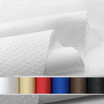 tissu antidérapant polyester acrylique blanc noir bleu gris moderne perforations 150cm non slip