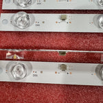 bande led rétroéclairage téléviseur blanc kit remplacement lumière arrière écran plat moderne connecteur