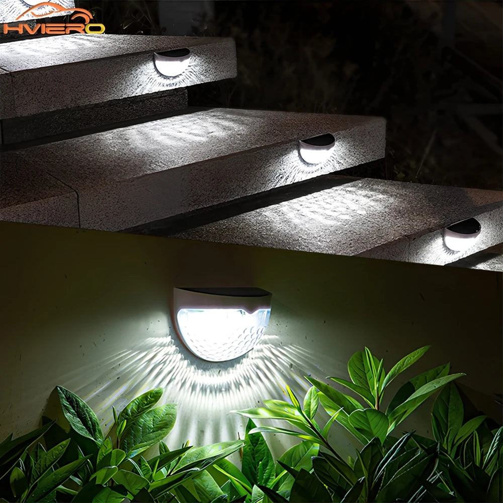 lampe solaire murale moderne perforée noir blanc led ip65 extérieure jardin