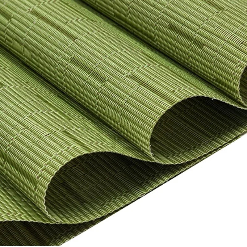 serviettes table vert clair texture bambou moderne respectueux environnement 45x30cm