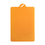 planches découpe plastique flexible bleu clair beige orange vert moderne clips poignée cuisine