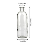 vase verre transparent moderne rose décoration intérieur hydroponique fleuri table studio