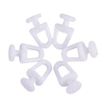 clips fixation blancs minimalistes rideaux 60 pièces accessoires rideau