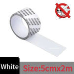 ruban adhésif maille fine réparation moustiquaire fenêtre porte anti insecte autocollant blanc