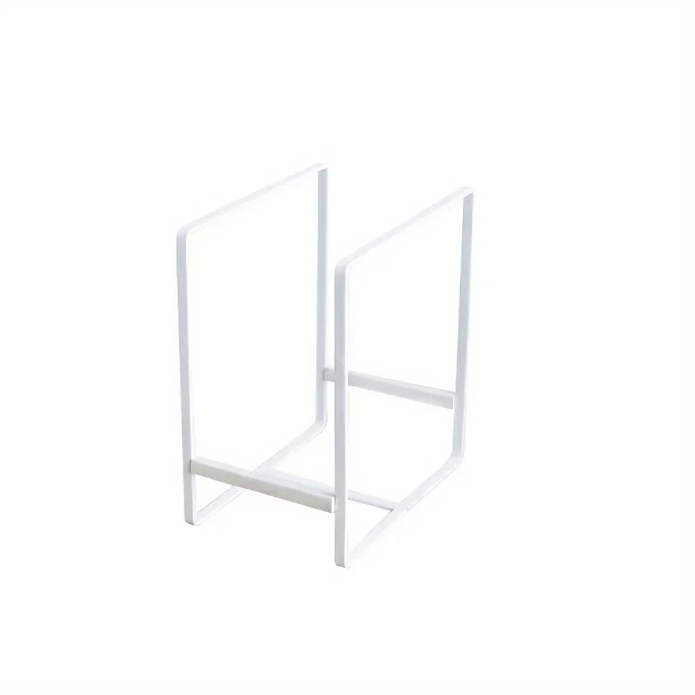support assiettes noir blanc moderne minimaliste cuisine rangement vertical horizontal ustensiles