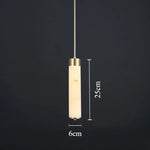 lampe suspendue marbre blanc doré moderne salon chambre étude 6000K 4000K 3000K