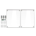 cadres photo acrylique transparent moderne minimaliste décoration maison chambre salon
