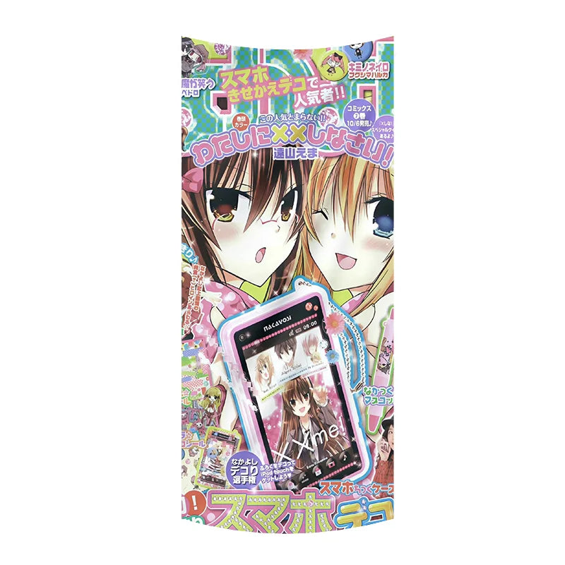décoration murale manga shoujo rose blanche anime personnages desserts illustrations posters autocollants