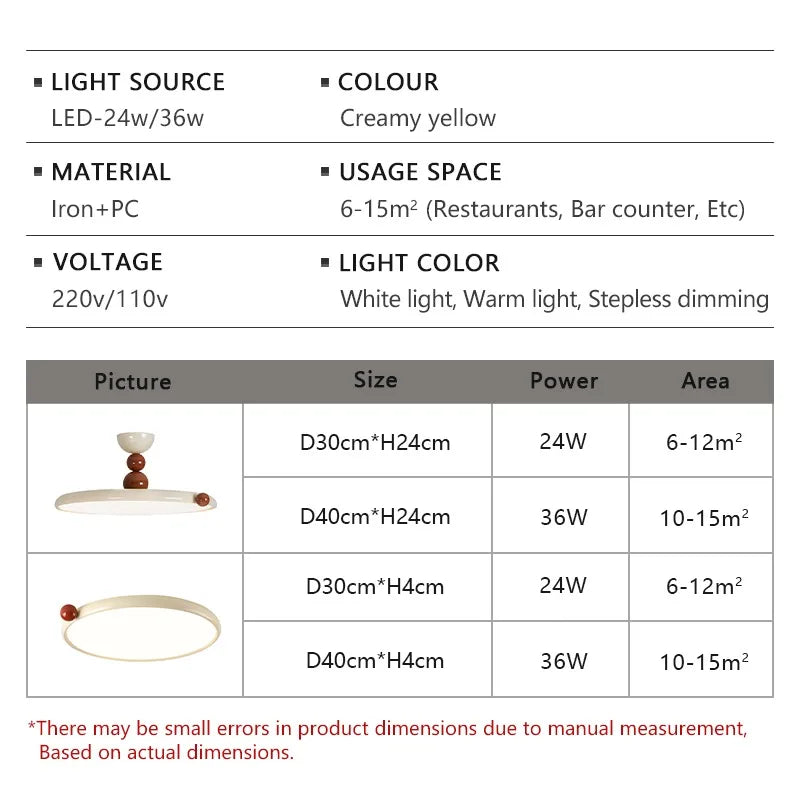 plafonnier led moderne suspension circulaire sphérique beige marron rouge télécommande minimaliste intérieur